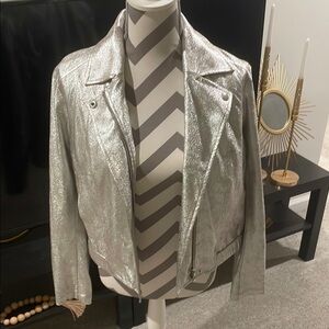 Silver Metallic Jacket